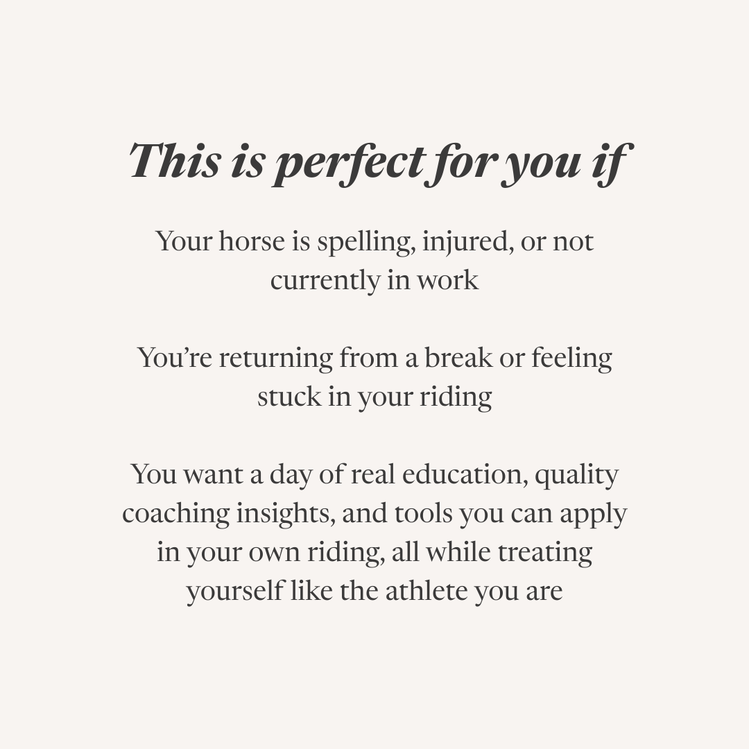 Off-Horse Experience