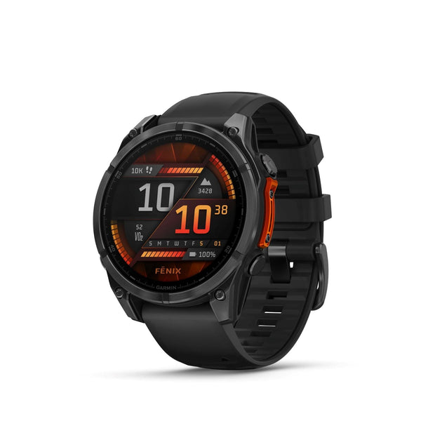 Garmin Fenix 8 – 47 mm, Amoled-Slate gray with black silicone band