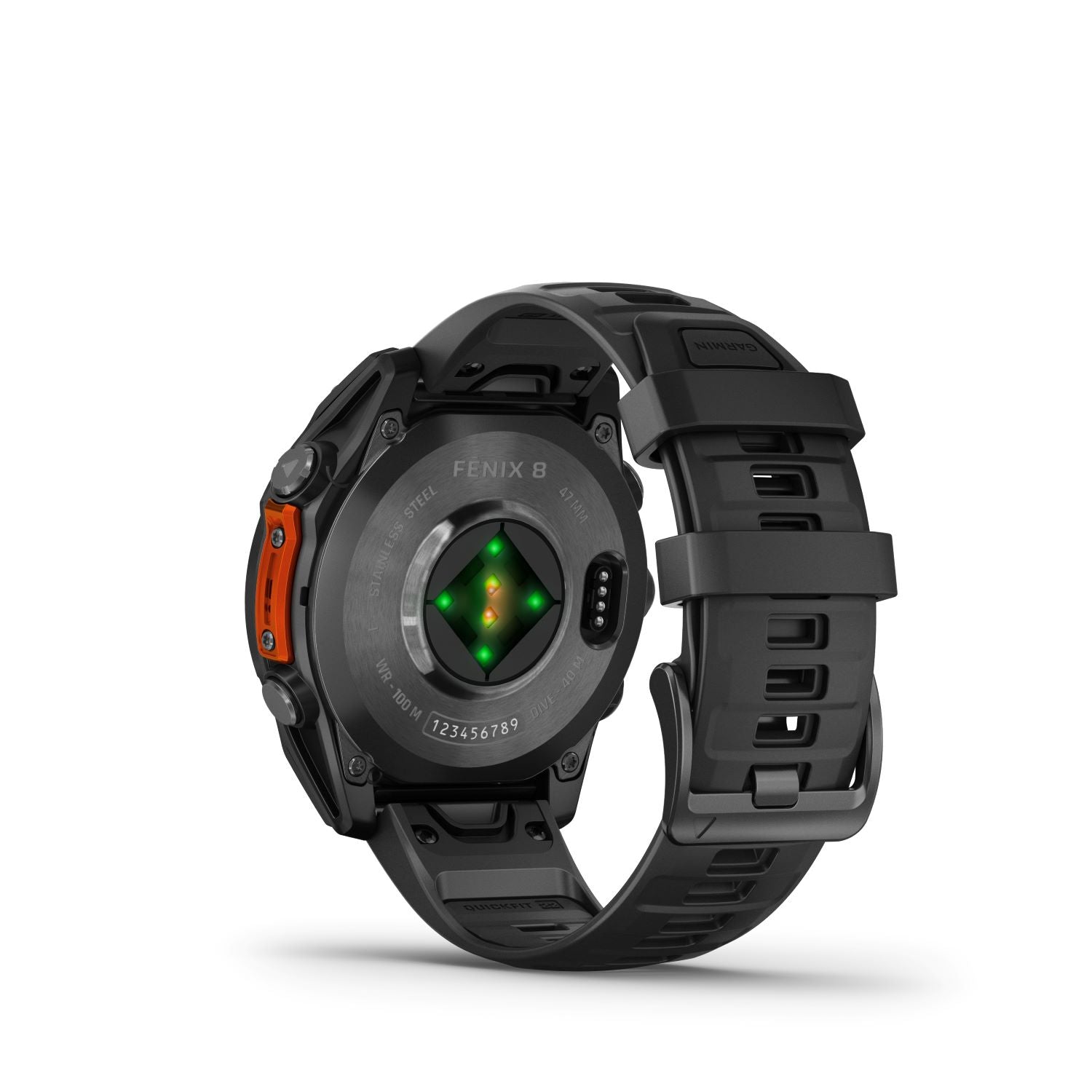 Garmin Fenix 8 – 47 mm, Amoled-Slate gray with black silicone band
