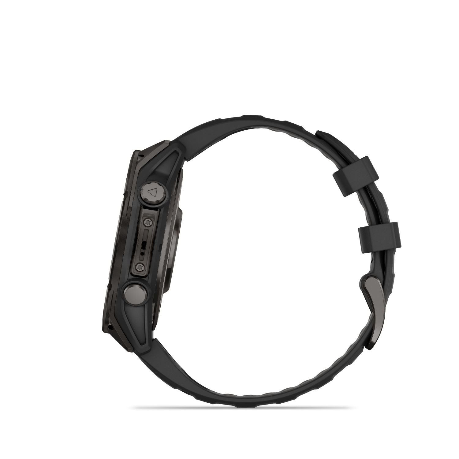 Garmin Fenix 8 – 47 mm, Amoled Sapphire- Carbon gray DLC titanium with black/pebble gray silicone band