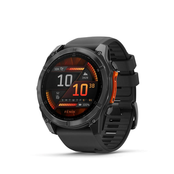 Garmin Fenix 8 – 51 mm, Amoled-Slate gray with black silicone band