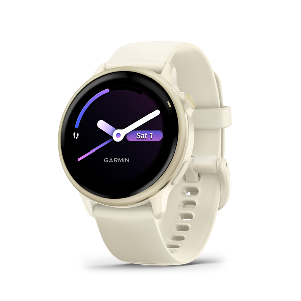 Garmin vivoactive 6-- Lunar Gold with Bone Band